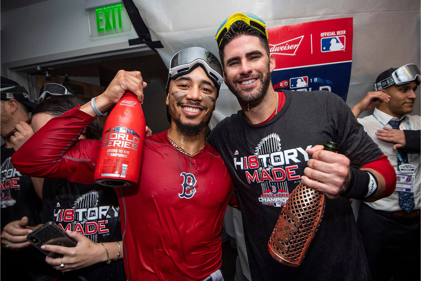 LAドジャース/NYヤンキースほか、MLBでのシャンパンファイトで使用
